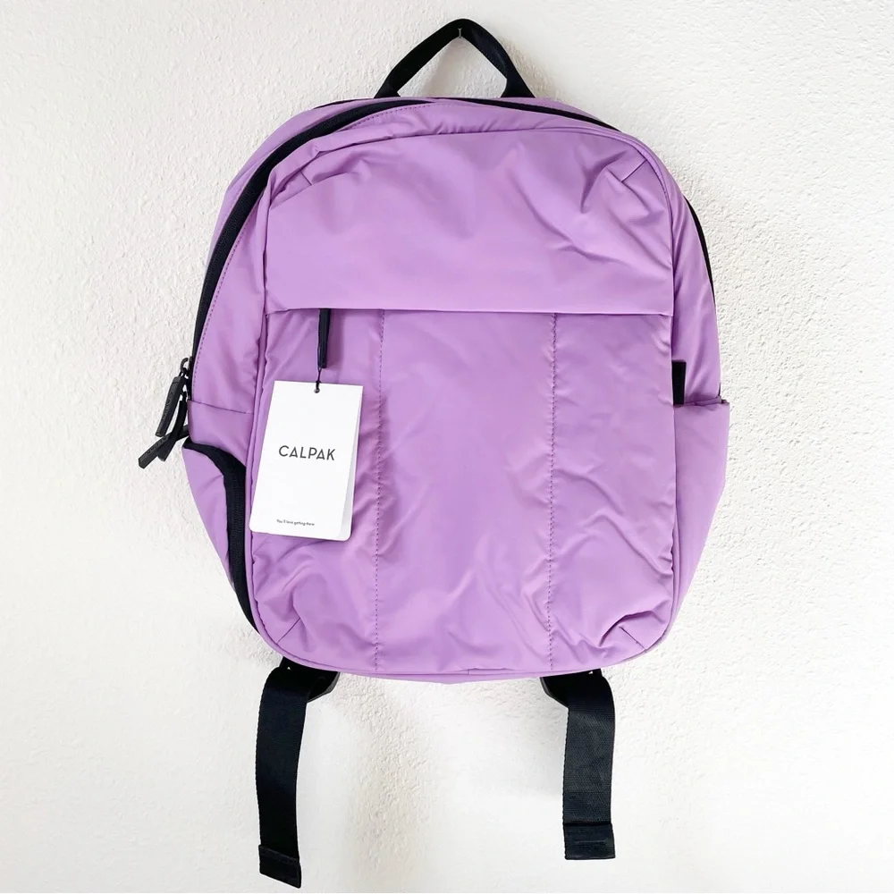 Calpak Luka 15 Inch Laptop Backpack in Lilac Work Travel Office Colorful